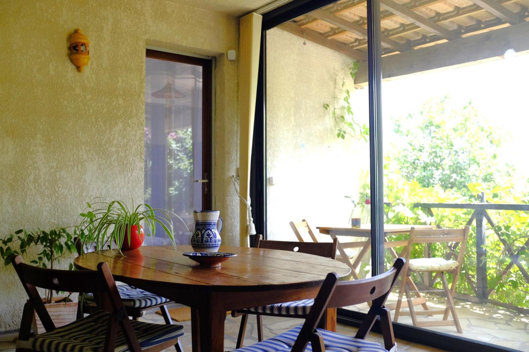 Chambre, Terrasse Et Piscine De L'Impasse Du Pressoir Le Crès Dış mekan fotoğraf